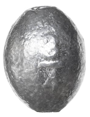 Balık tutmak için yumurta şekilli çukur, ipin serbestçe geçmesine izin veriyor.