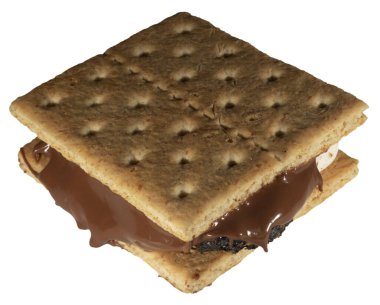 Kamp ateşinden yeni çıkmış ve hala yanlardan çikolata sızıyor.