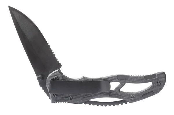 Скелетный Складной Тактический Нож Лезвием Наружу — стоковое фото