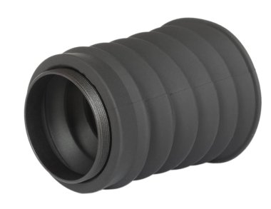 Karanlığı görebilen termal tüfeğin ucuna vidalanan lastik körükler.