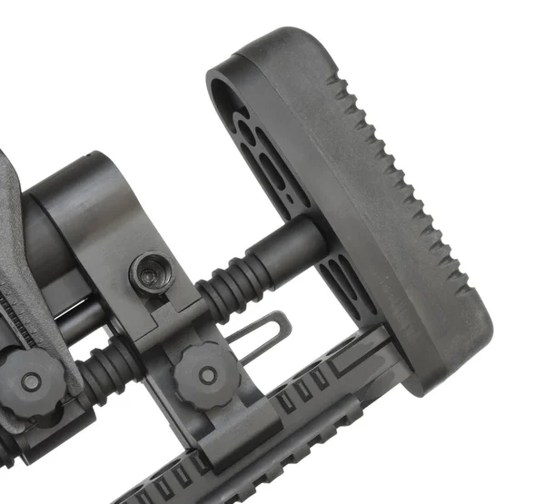 Firearm Stock Adjustable Length Pull Recoil Pad Rail Aid Long — Stock Photo, Image
