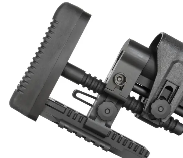 Recoil Pad Firearm Changeable Position Can Allow Shooter Adjust Length — Stock Photo, Image
