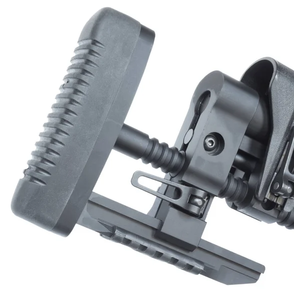 Buttstock Rifle Recoil Pad Fully Adjustable Length Pull — Stock Photo, Image