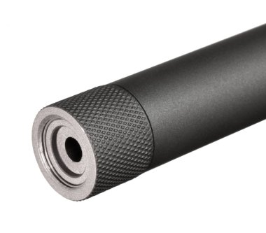 Tabanca namlusunda, eğer bir nişancı namlu freni, flaşlı saklayıcı ya da susturucu takmak isterse çıkarılabilir bir nesne var.. 