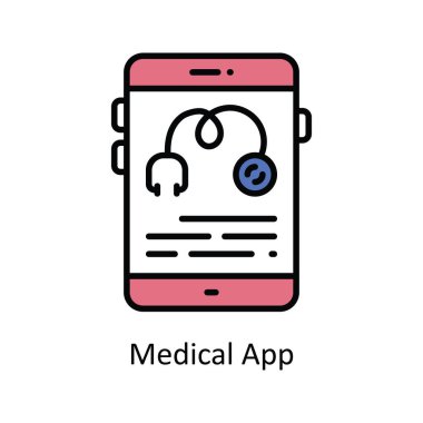 Tıbbi Uygulama Vektörü Simge Tasarımı çizimi. Beyaz arkaplan EPS 10 Dosyasında Eczane Sembolü