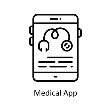 Tıbbi Uygulama Vektörü Simge Tasarımı çizimi. Beyaz arkaplan EPS 10 Dosyasında Eczane Sembolü