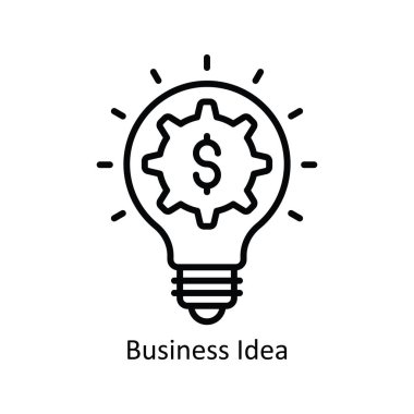 İş Fikri Vektörü Simge Tasarımı çizimi. Beyaz arkaplan EPS 10 Dosyasında Ürün Yönetimi Sembolü