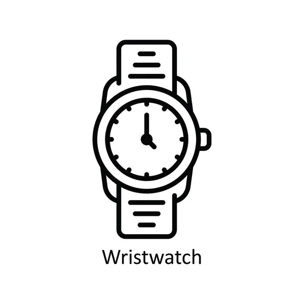 Armbåndsur Vector Skitsere Ikon Design Illustration Produktstyringssymbol Hvid Baggrund Eps – Stock-vektor