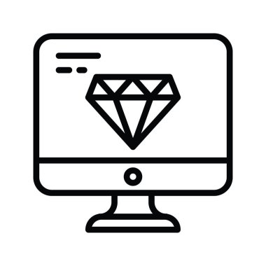 Premium vektör taslağı Simge Tasarımı çizimi. Beyaz arkaplan EPS 10 Dosyasında Bulut hesaplama simgesi