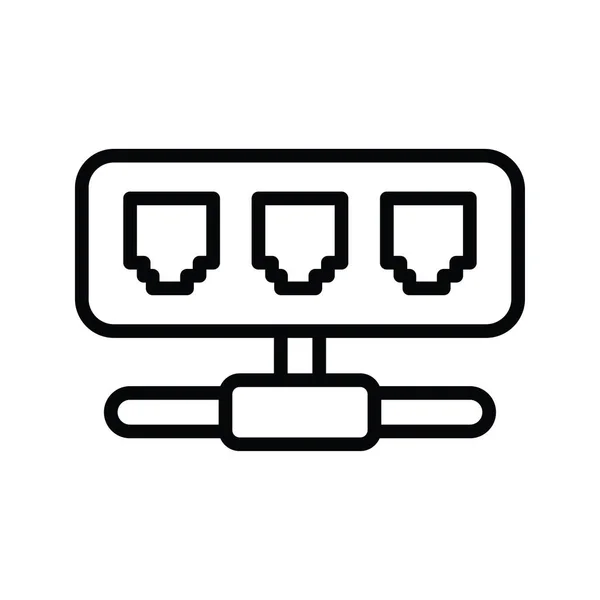 Desenho Vetor Rede Compartilhada Icon Design Illustration Símbolo Computação Nuvem — Vetor de Stock