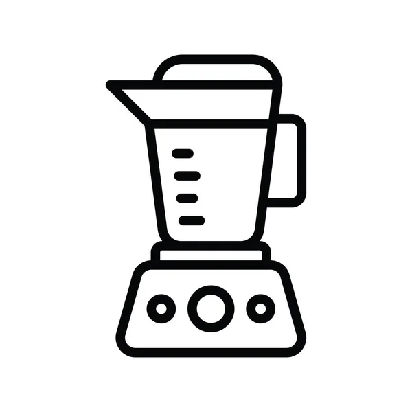 Блендер Векторний Контур Ілюстрації Піктограм Дизайну Символ Зберігання Білому Тлі — стоковий вектор