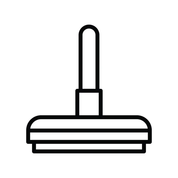 Esboço Vetor Limpador Icon Design Illustration Símbolo Limpeza Fundo Branco — Vetor de Stock