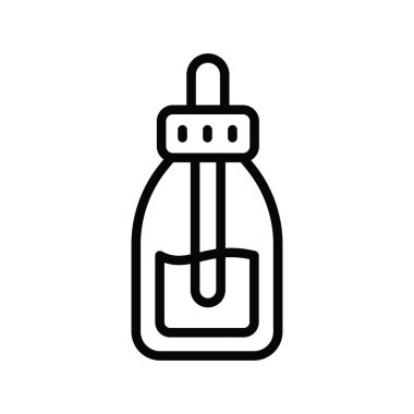 İndirme vektörü ana hatları Simge Tasarım çizimi. Beyaz arkaplan EPS 10 Dosyasında Tıbbi Sembol