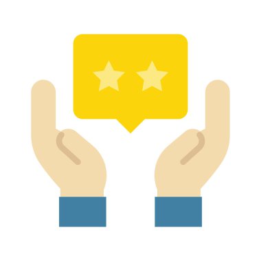 Düz Simge Tasarım illüstrasyonunu gözden geçir. Beyaz arkaplan EPS 10 Dosyasında Ürün Yönetimi Sembolü