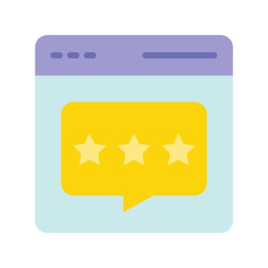 Derecelendirme vektörü Düz Simge Tasarım çizimi. Beyaz arkaplan EPS 10 Dosyasında Ürün Yönetimi Sembolü