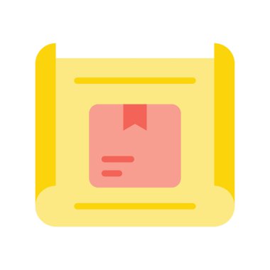 Ürün Tasarım Vektörü Düz Simge Tasarım Çizimi. Beyaz arkaplan EPS 10 Dosyasında Ürün Yönetimi Sembolü