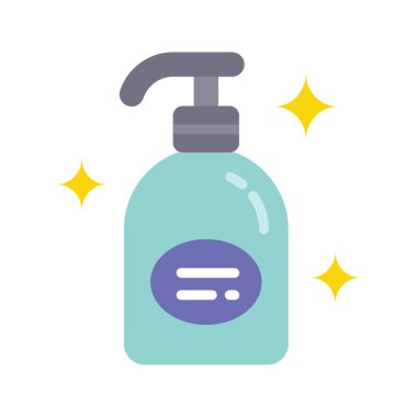 Losyon vektörü Düz Simge Tasarım çizimi. Beyaz arkaplan EPS 10 Dosyasında Ürün Yönetimi Sembolü