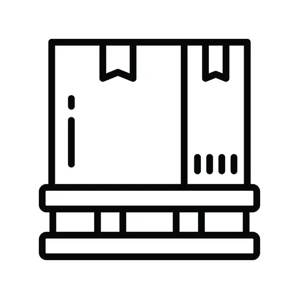 Увеличение Векторного Контура Стекла Иконка Дизайн Иллюстрации Символ Управления Продуктом — стоковый вектор