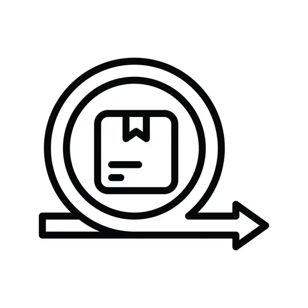 Векторный Контур Agile Process Рисунке Icon Design Символ Управления Продуктом — стоковый вектор