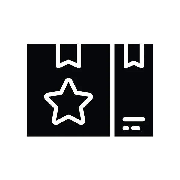 Bester Produktvektor Solide Icon Design Illustration Produktmanagement Symbol Auf Weißem — Stockvektor