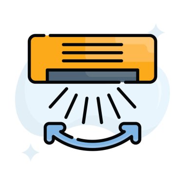 Arkaplan Simgesi Tasarım illüstrasyonuyla doldurulmuş salıncak vektörü.