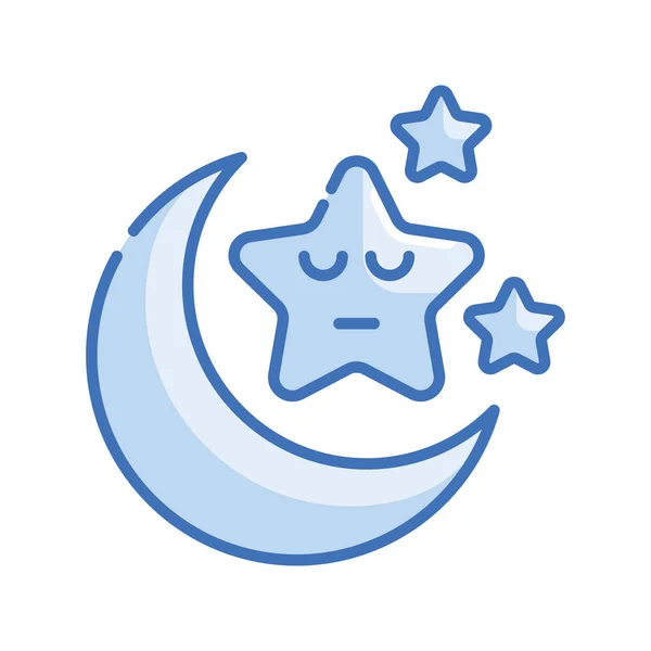 Schlaf Stimmungsvektor Blue Series Icon Design Illustration Klimaanlage Symbol Auf — Stockvektor
