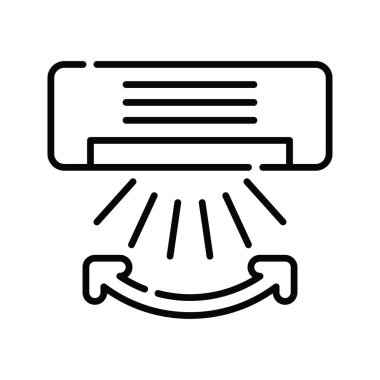 Vektör ana hatlarını değiştirme simgesi tasarımı illüstrasyonu.