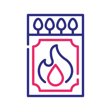 Daha hafif vektör İki renk taslak simge biçimi illüstrasyonu. EPS 10 dosyası