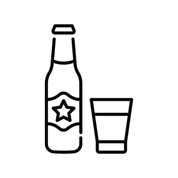 Soft Drink Vektor Outline Icon Stil Illustration Eps Datei — Stockvektor