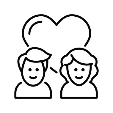 Yaşlı Bakım Vektörü Simge tasarımı çizimi. Beyaz arkaplandaki EPS 10 Dosyası