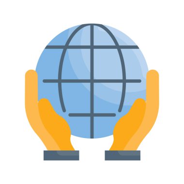 Gezegen vektörü Düz simge gösterimini kaydet. EPS 10 dosyası