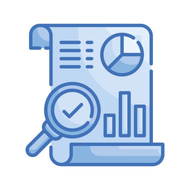 data grafik vektörü Mavi serisi simge biçimi illüstrasyonu. EPS 10 Dosyası