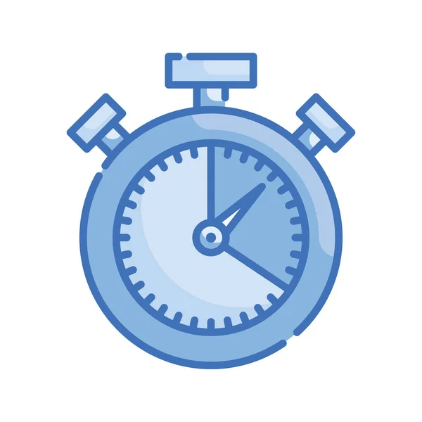Stopwatch Vector Illustrazione Stile Icona Serie Blu File Eps — Vettoriale Stock