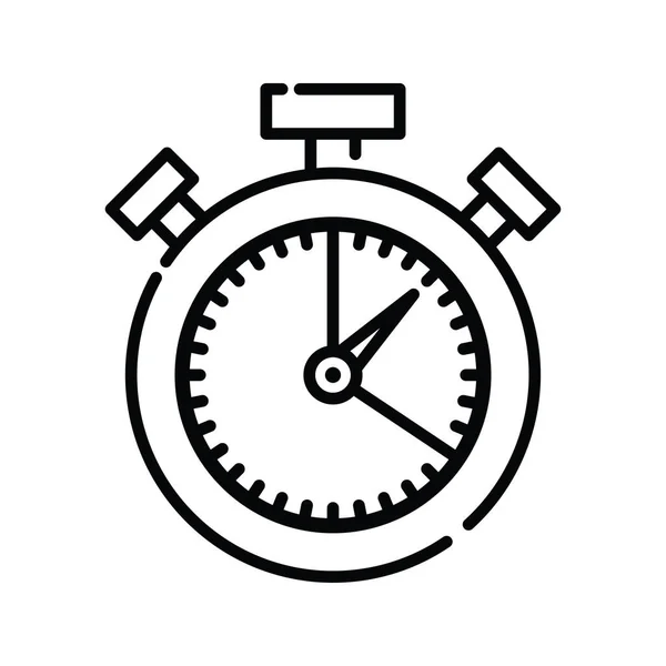 Stopwatch Διανυσματικό Περίγραμμα Εικονίδιο Στυλ Απεικόνισης Αρχείο Eps — Διανυσματικό Αρχείο