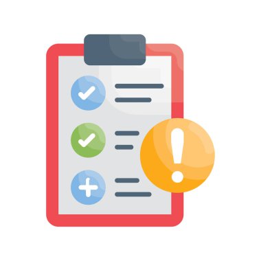 Başarısız vektör Düz simge stili illüstrasyonunu geç. EPS 10 dosyası