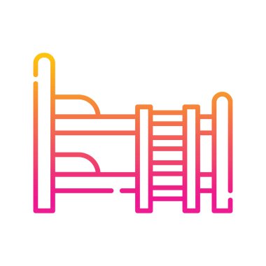 Yurt vektörü Gradyan simgesi çizimi. EPS 10 dosyası