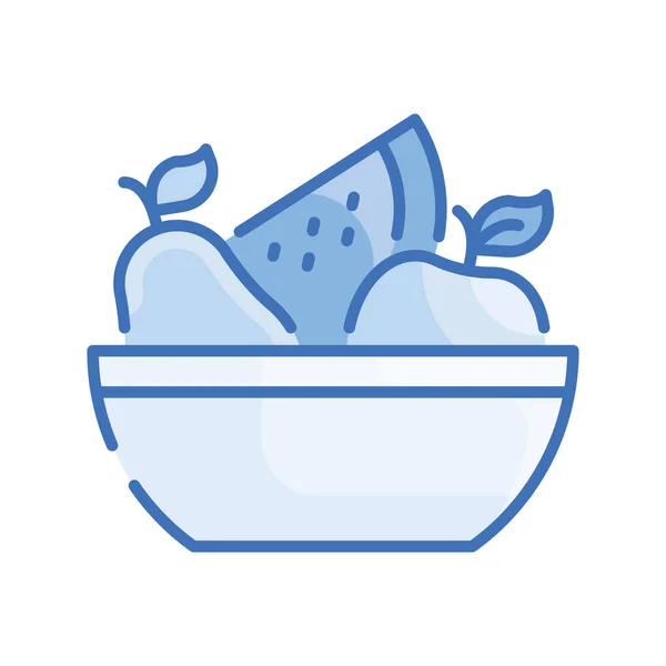 Vecteur Hygiène Alimentaire Illustration Style Icône Série Bleue Fichier Eps — Image vectorielle