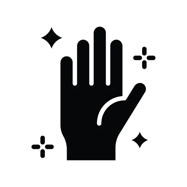 手洗いベクトル固体アイコンスタイルイラスト Eps ファイル — ストックベクタ