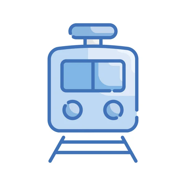Metro Vektörü Blue Serisi Simge Biçimi Illüstrasyonu Eps Dosyası — Stok Vektör