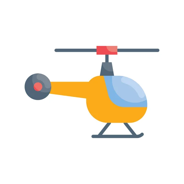 Helikopter Vektor Platt Ikon Stil Illustration Eps Fil — Stock vektor
