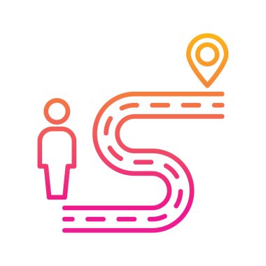 Hedef vektör Gradyan simgesi çizimi. Eps 10 dosyası