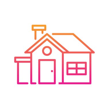 Ev vektörü Gradyan simgesi çizimi. Eps 10 dosyası