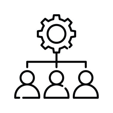 Sonuç vektör ana hatları simge biçimi illüstrasyonu. EPS 10 dosyası