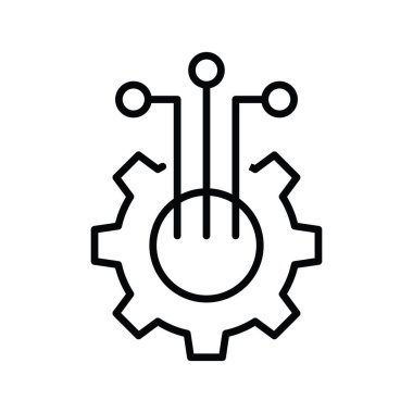 Sebep ve etki vektör ana hatları simge biçimi illüstrasyonu. EPS 10 dosyası