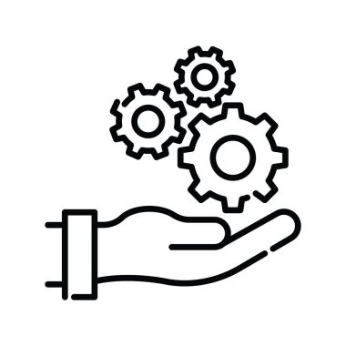 Kritik Başarı vektör ana hatları simge biçimi illüstrasyonu. EPS 10 dosyası