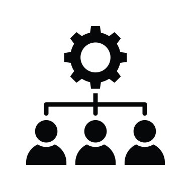 Sonuç vektörü katı simge biçimi illüstrasyonu. EPS 10 dosyası