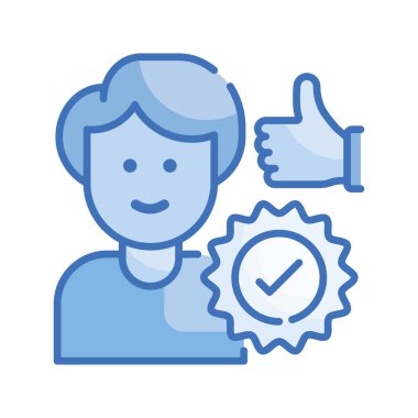 Öneriler: vektör Mavi serisi simge biçimi illüstrasyonu. EPS 10 dosyası