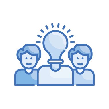 Mentor gemi vektörü Mavi serisi ikon biçimi illüstrasyonu. EPS 10 dosyası