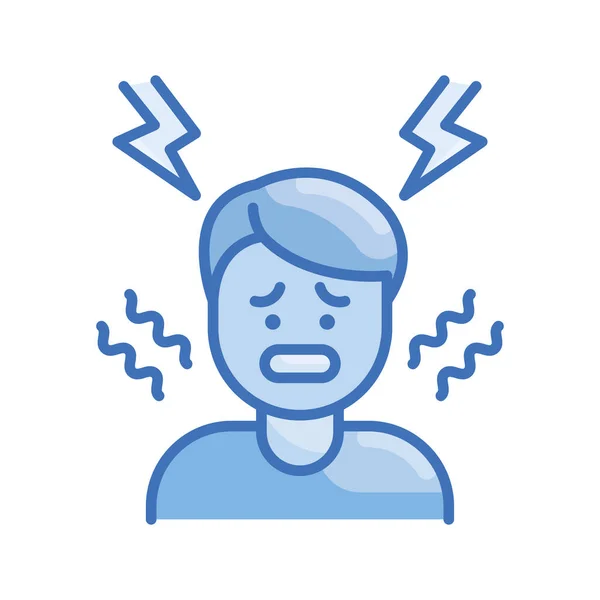 Stress Resistance Vector Blue Series Icon Style Illustration Eps File — Stock Vector