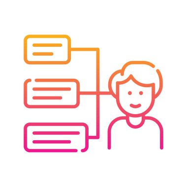 Öncelikli vektör Gradyan simgesi çizimi. EPS 10 dosyası